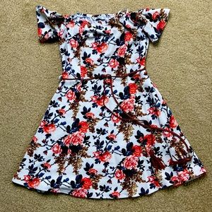 Papaya floral dress